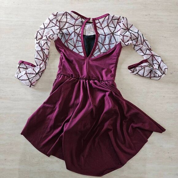 Weissman NWOT child small dance costume lyrical jazz solo contemporary - Picture 7 of 9